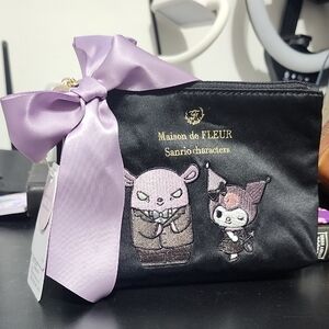 x Sanrio Black Cosmetic Bag